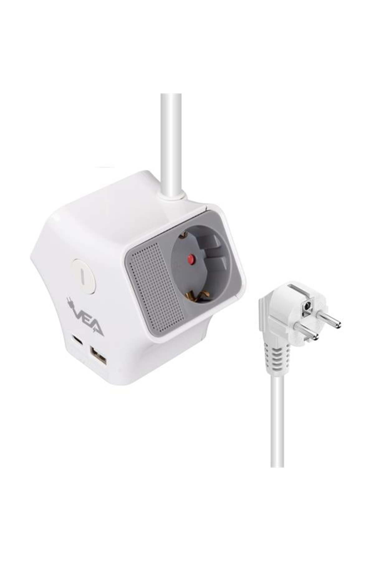 M3LFS- vea ve-g903yc 3lü usb+ type-c girişli anahtarli 1.5 metre 
