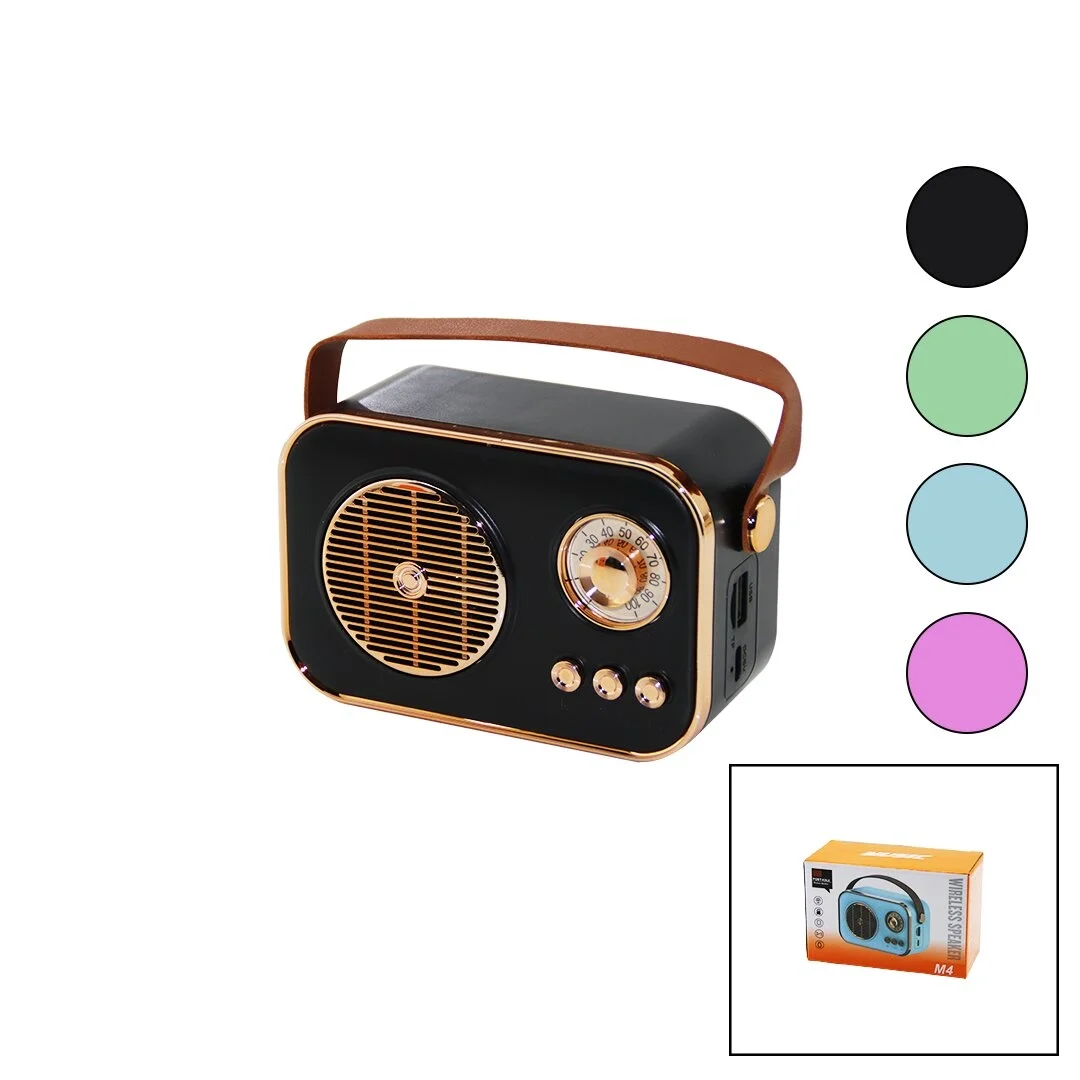 M4 Portable Wireless Hoparlör - Speaker Işıklı Usb Şarjlı Renkli Kasa - Bronz Çerçeveusb - Dc 5v - Tf Bx40 Fiyatı, Yorumları ve Özellikleri