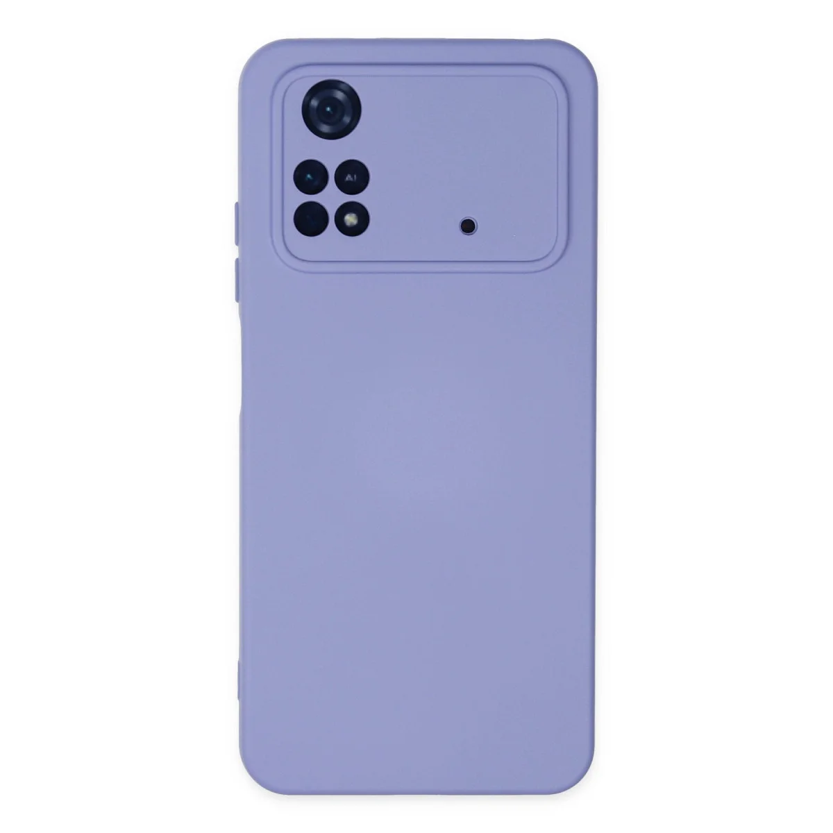 M4 Pro 4G Kadife Silikon Kılıf Lila - Yerli Üretim, Su Geçirmez ve Çizilmelere Karşı Koruma
