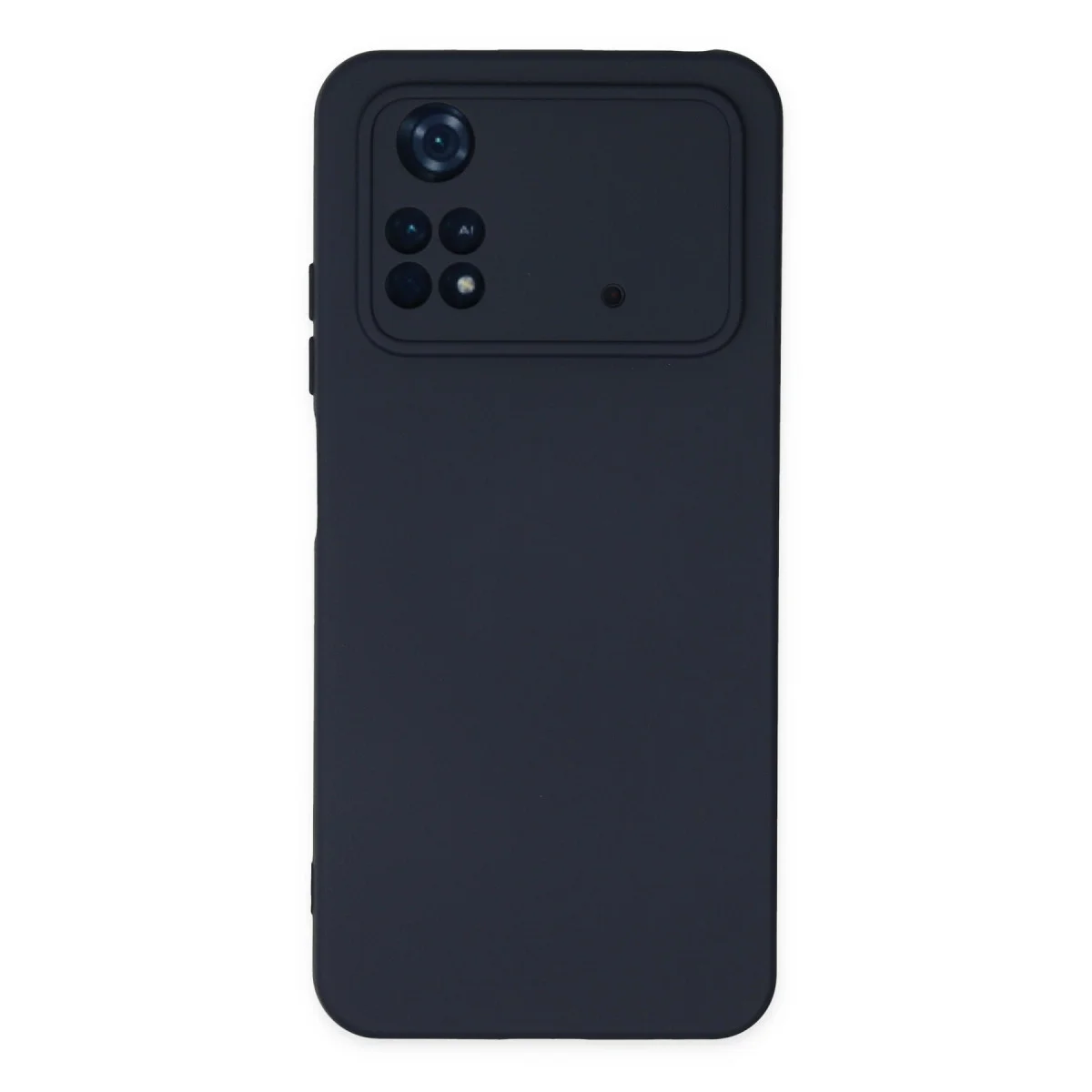 M4 Pro 4G Nano İçi Kadife Silikon Kılıf - Lacivert