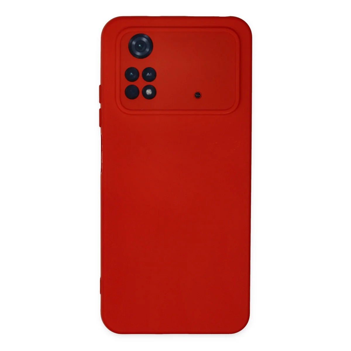 M4 Pro 4G Nano İçi Kadife Kılıf - Kırmızı ve Şık Koruma