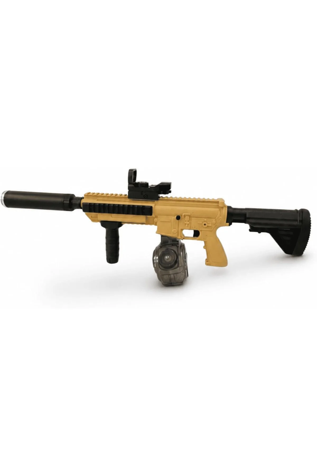 M416 Su Tabancası, Mavi-Beyaz ve Sarı-Siyah, LED Işıklı, 500 ML K