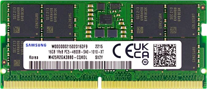 M425R2GA3BB0-CQKOL 16GB 4800MHz DDR5 CL40 SODIMM KUTUSUZ M425R2GA3BB0-CQKOL 16GB 4800MHz DDR5 CL40 SODIMM KUTUSUZ