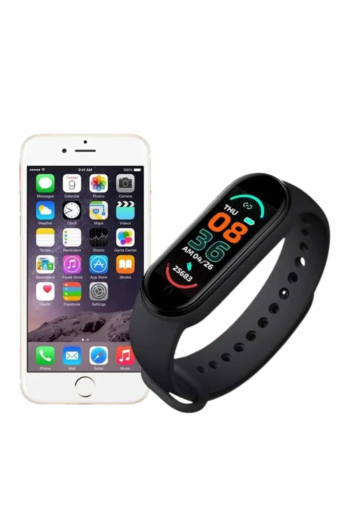 M6 Akıllı Bileklik Siyah Adımsayar Spor Takibi Android ve İOS Uyumlu M6 Akıllı Bileklik Siyah Adımsayar Spor Takibi Android ve İOS Uyumlu