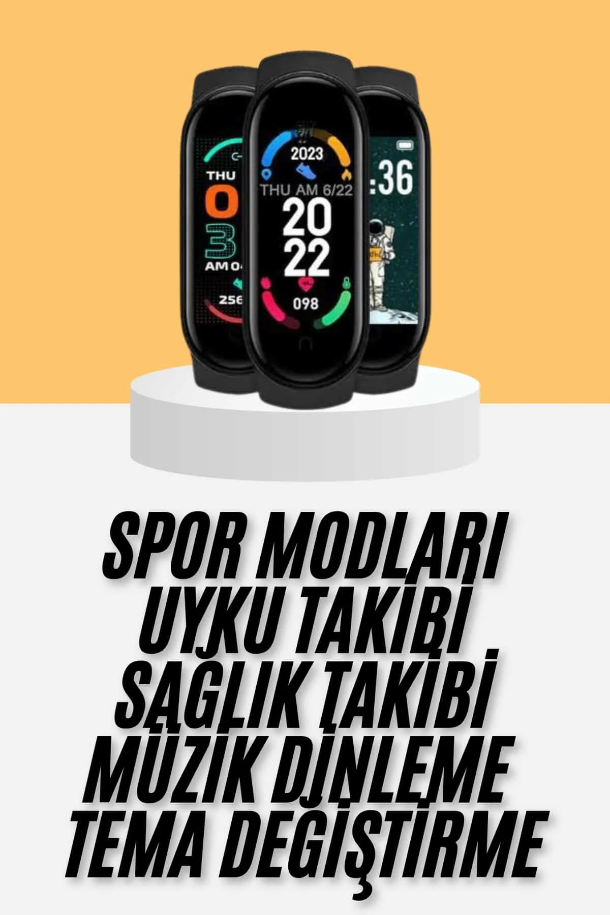 M6 Akıllı Bileklik Siyah Adımsayar Spor Takibi Android ve İOS Uyumlu M6 Akıllı Bileklik Siyah Adımsayar Spor Takibi Android ve İOS Uyumlu