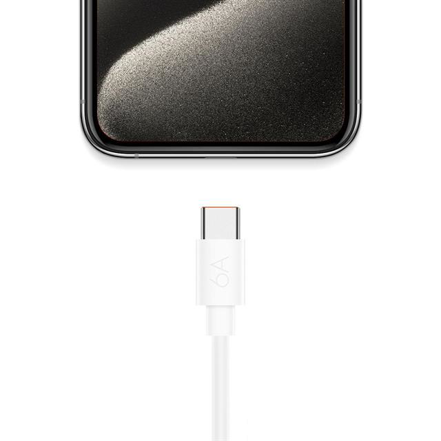 M6 Type-C To USB-A PD 67 Watt 6 Amper 1 Metre Şarj Data Kablosu (