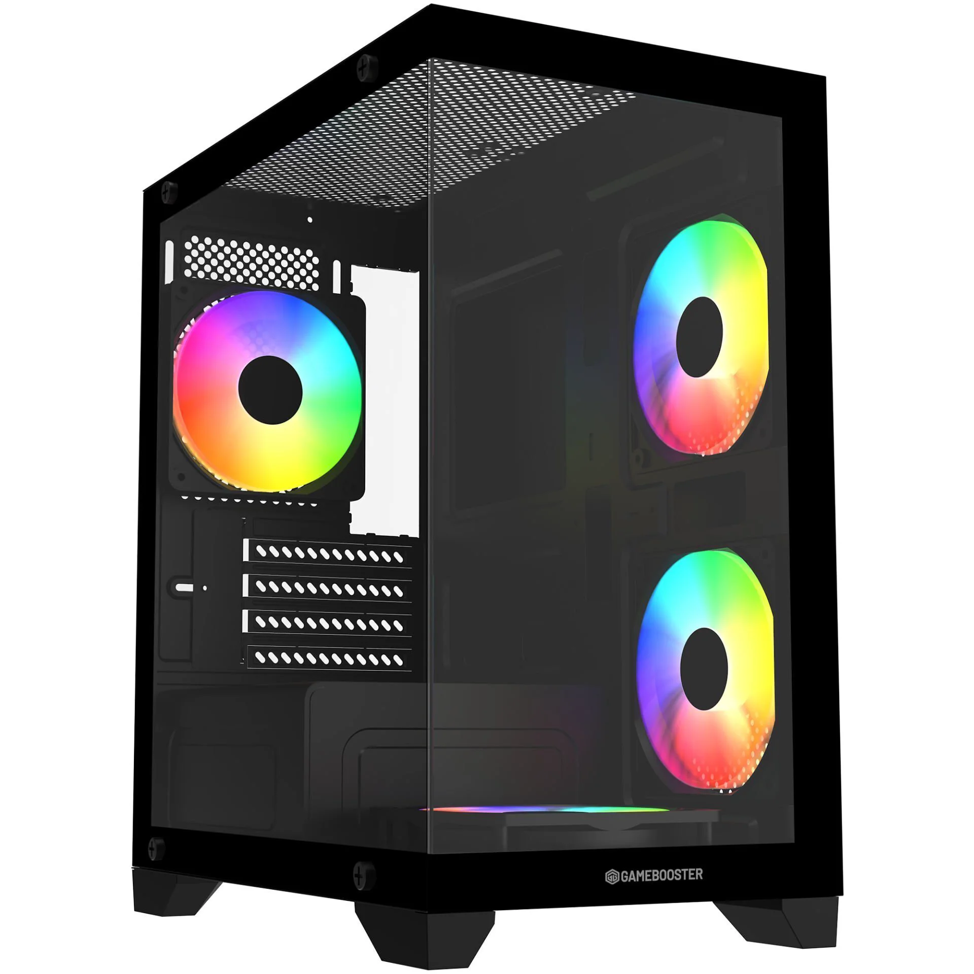 M6001B 600w 4*Rainbow Fan Mid-T M-ATX SeaView Gaming Siyah Kasa Fiyatı, Yorumları ve Özellikleri