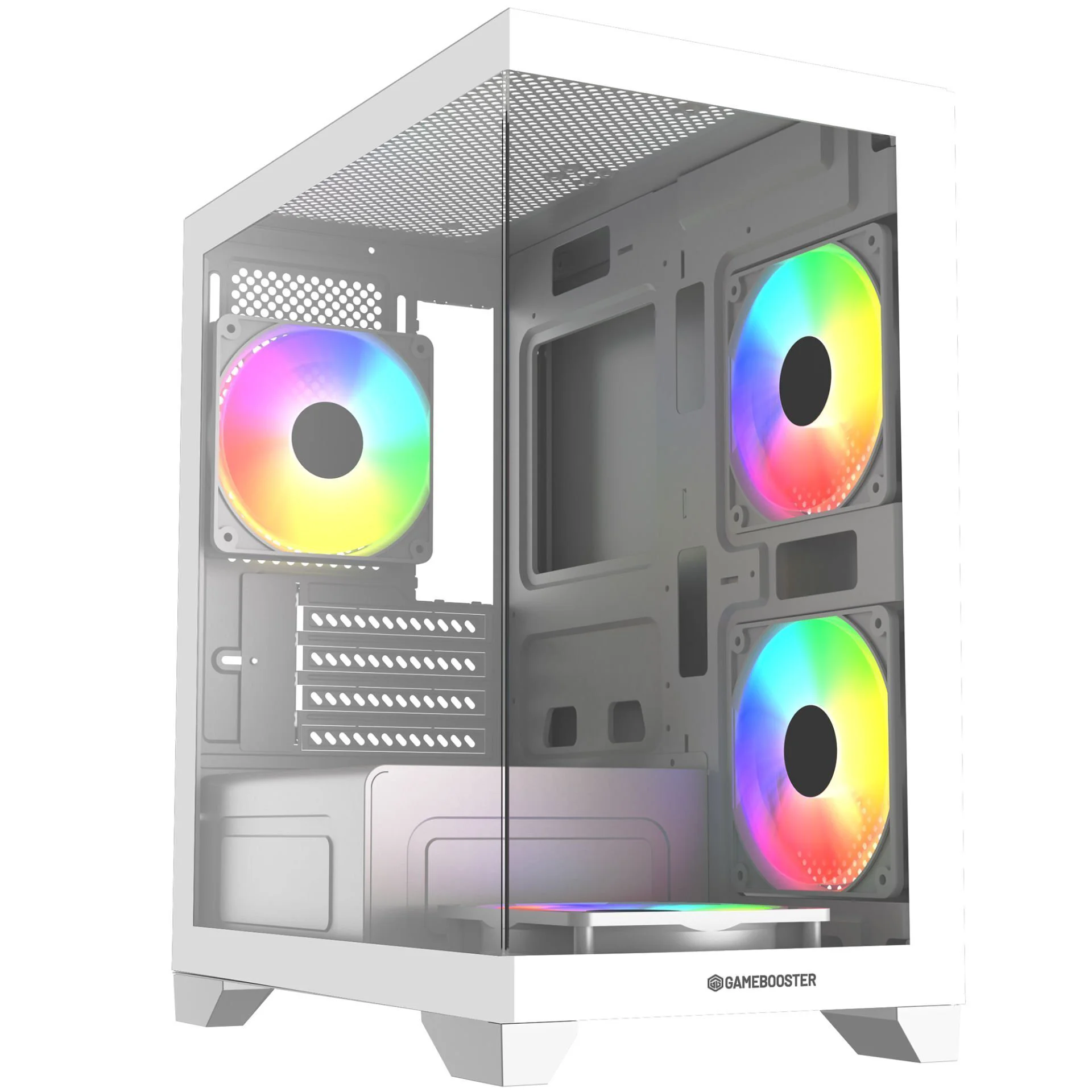 M6001W 600w 4*Rainbow Fan Mid-T M-ATX SeaView Gaming Beyaz Kasa Fiyatı, Yorumları ve Özellikleri