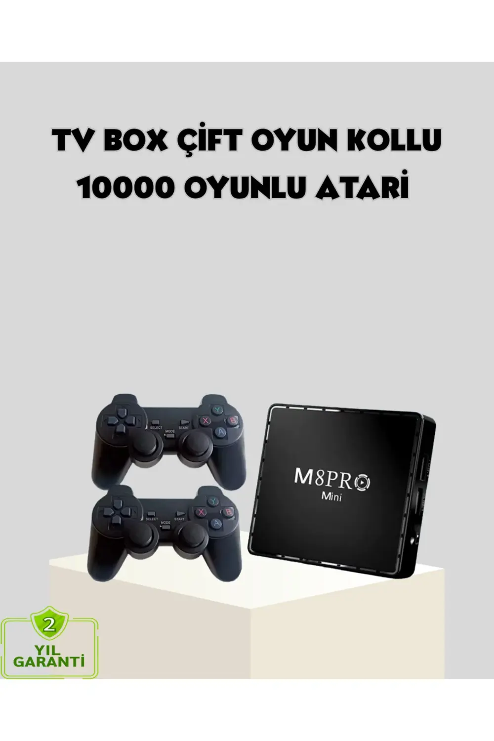 M8Pro Mini 2 10K Android TV Box – Oyun Konsolu ve Akıllı Medya Me