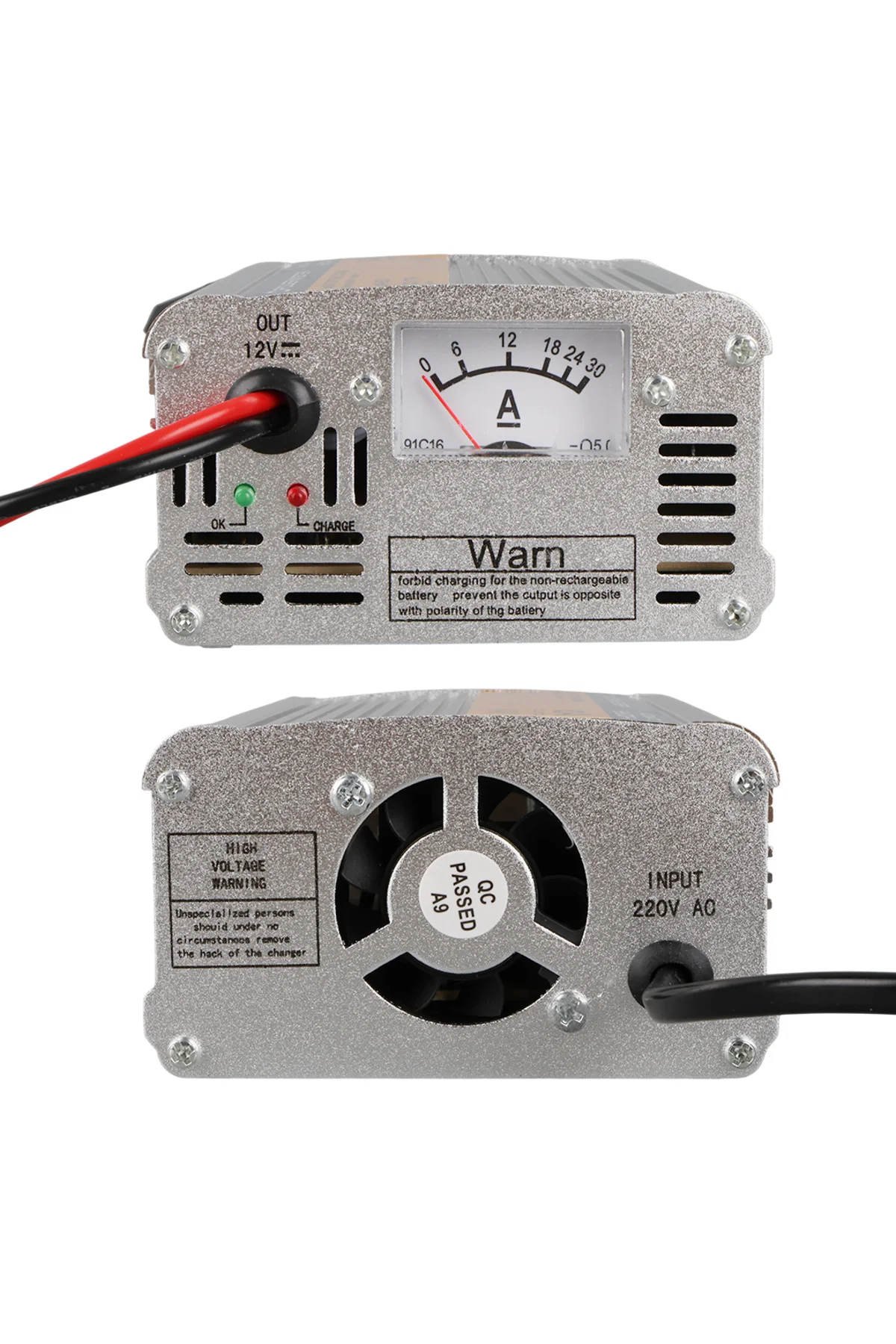 MA-1210A 12 Volt - 10 Amper Akıllı Hızlı Akü Şarj Cihazı Analog A