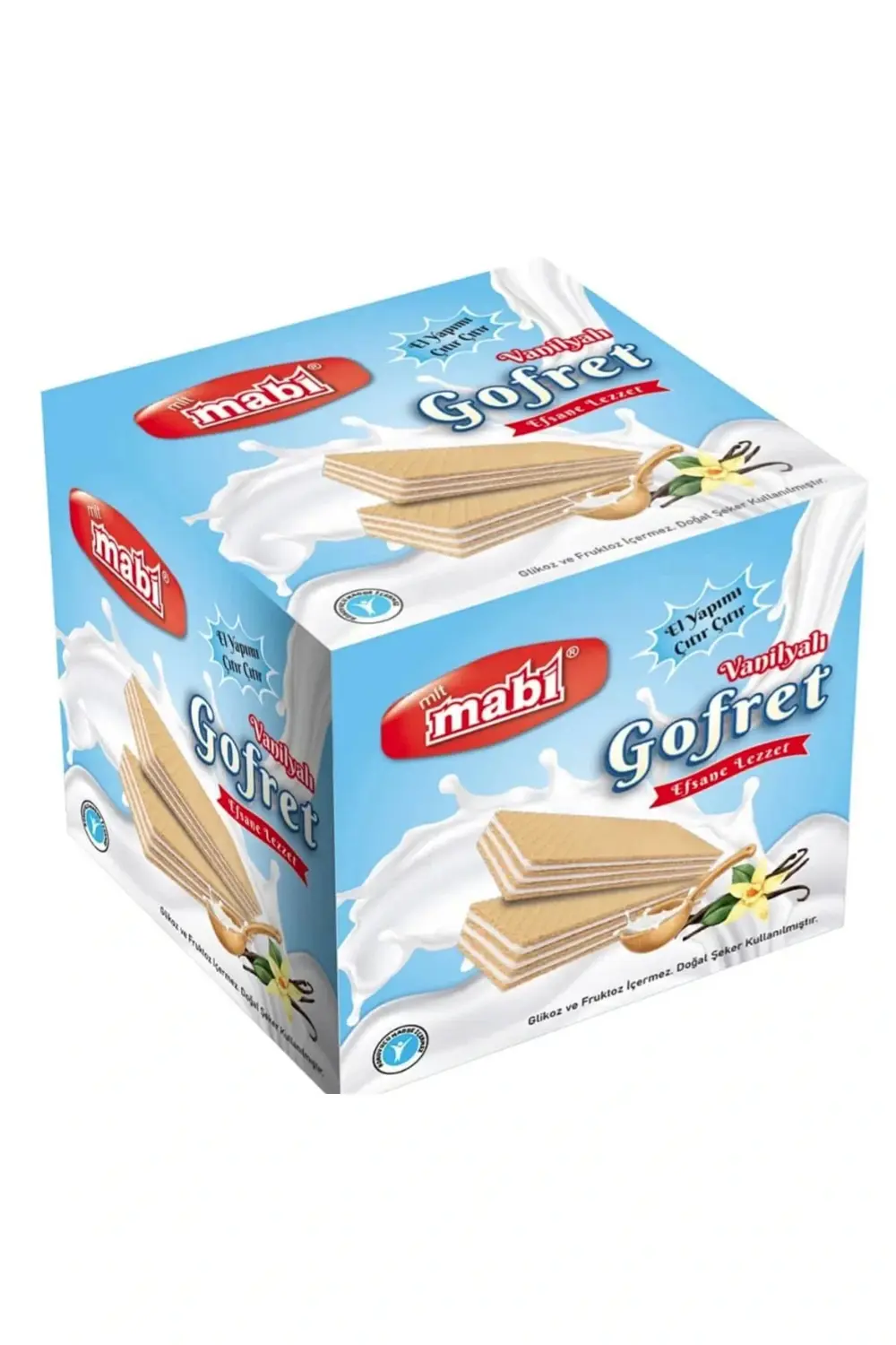 Mabi El Yapimi Citir Gofret Vanilyali 600Gr X 4 Adet