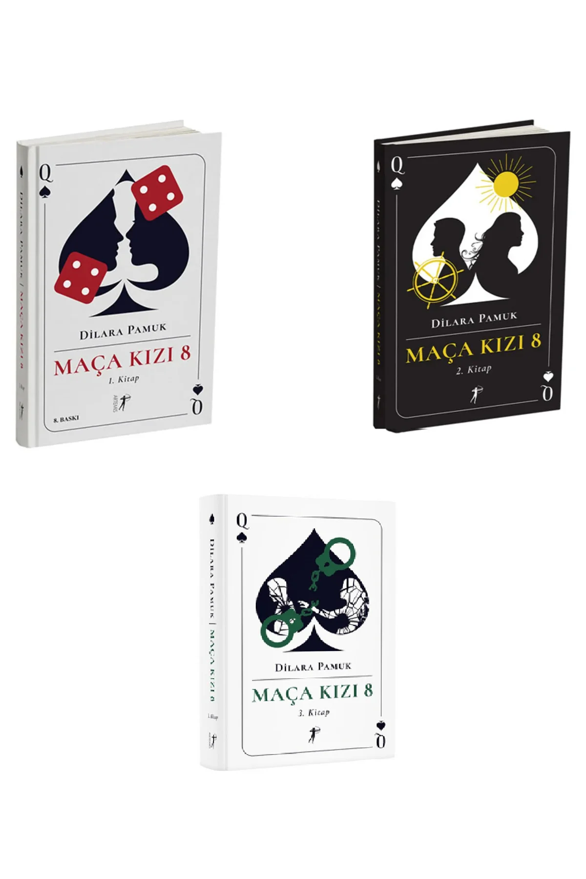 Maça Kızı 8 3'lü Set (Ciltli)