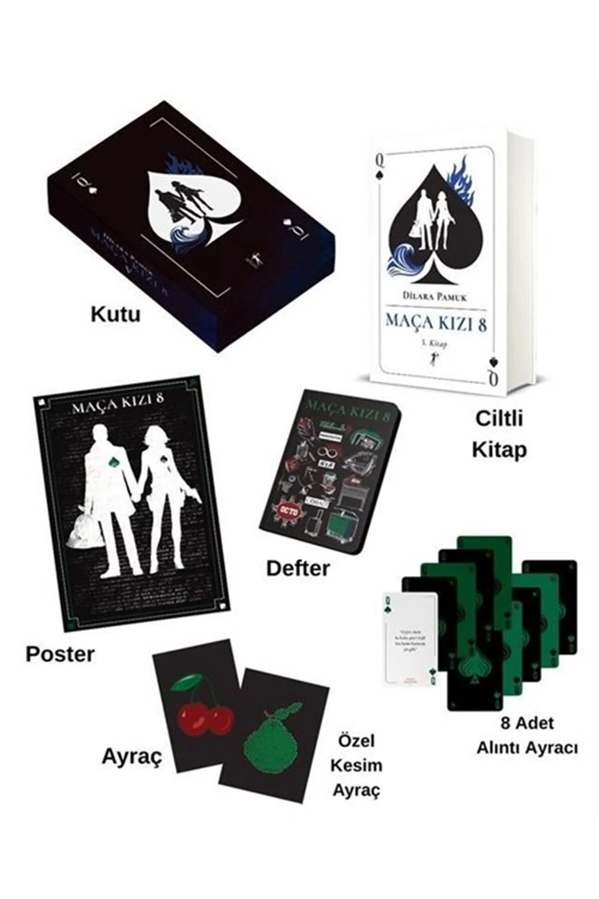 Maça Kızı 8 - 5. Kitap Kutulu