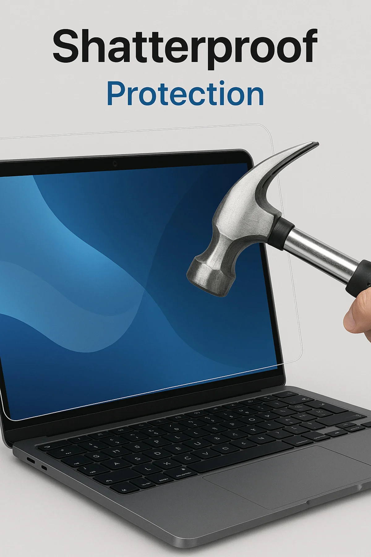 Macbook air 13" (M1,2020) Evoque Case + 9H Nano Ekran Koruyucu