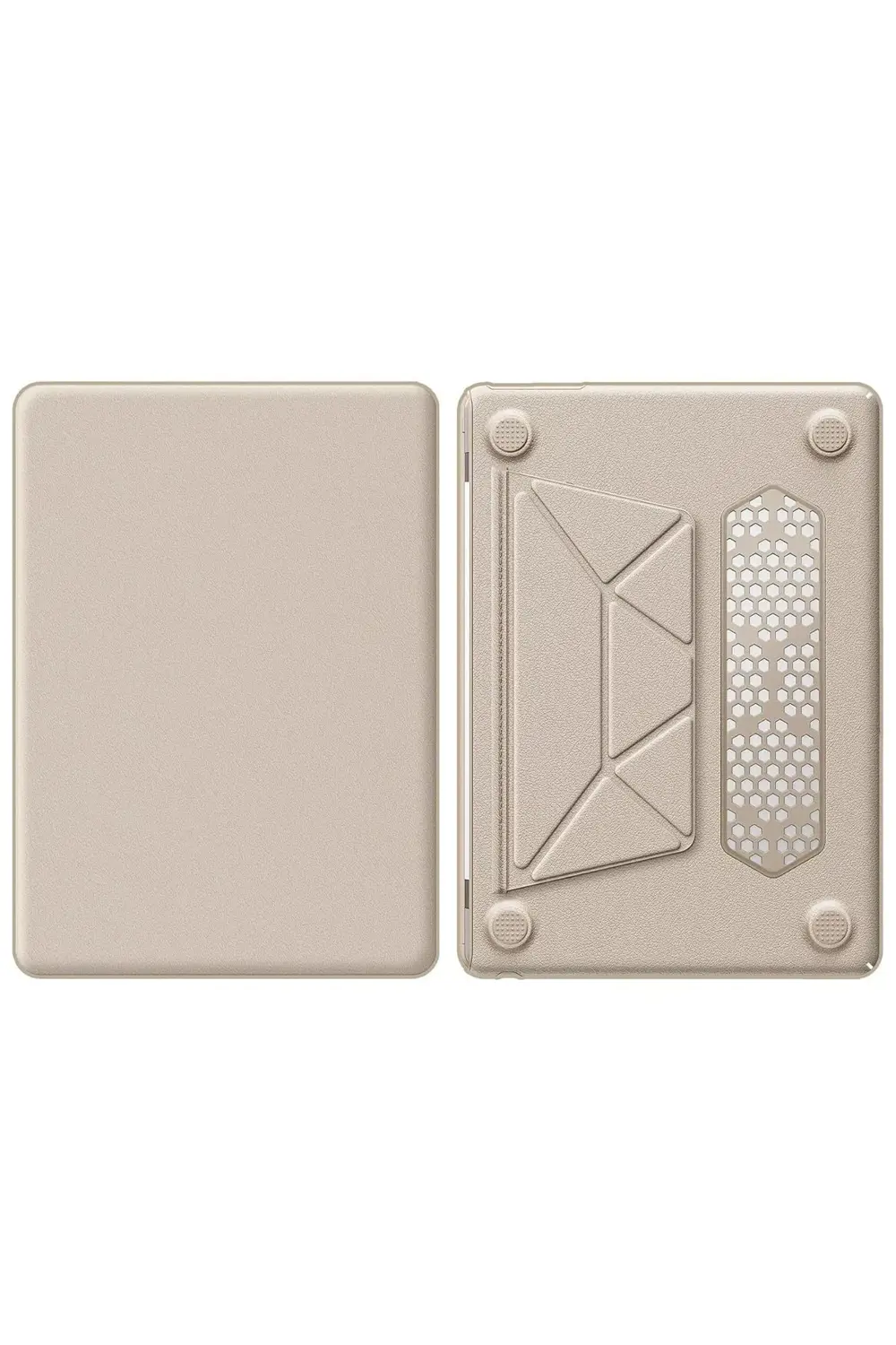 Macbook Pro 14 2021 Macbook Deri Kapak - Gold-(5796) - AKN2636-29