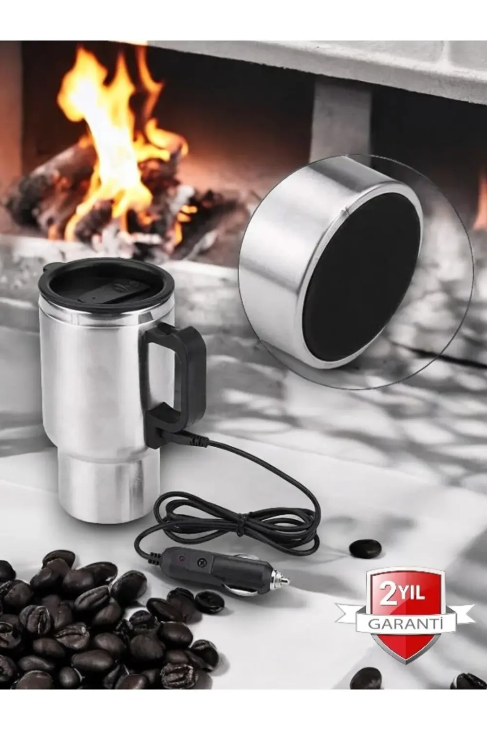 Mack Anthem – Çakmak Girişli Isıtmalı Araç Termosu – Uzun Yolculu