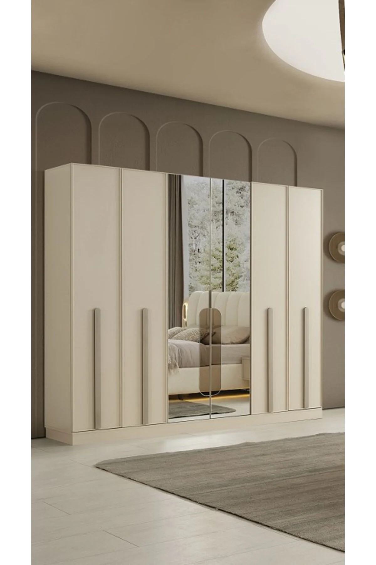 MAÇKA MDF 6 KAPILI DOLAP Fiyatı, Yorumları ve Özellikleri