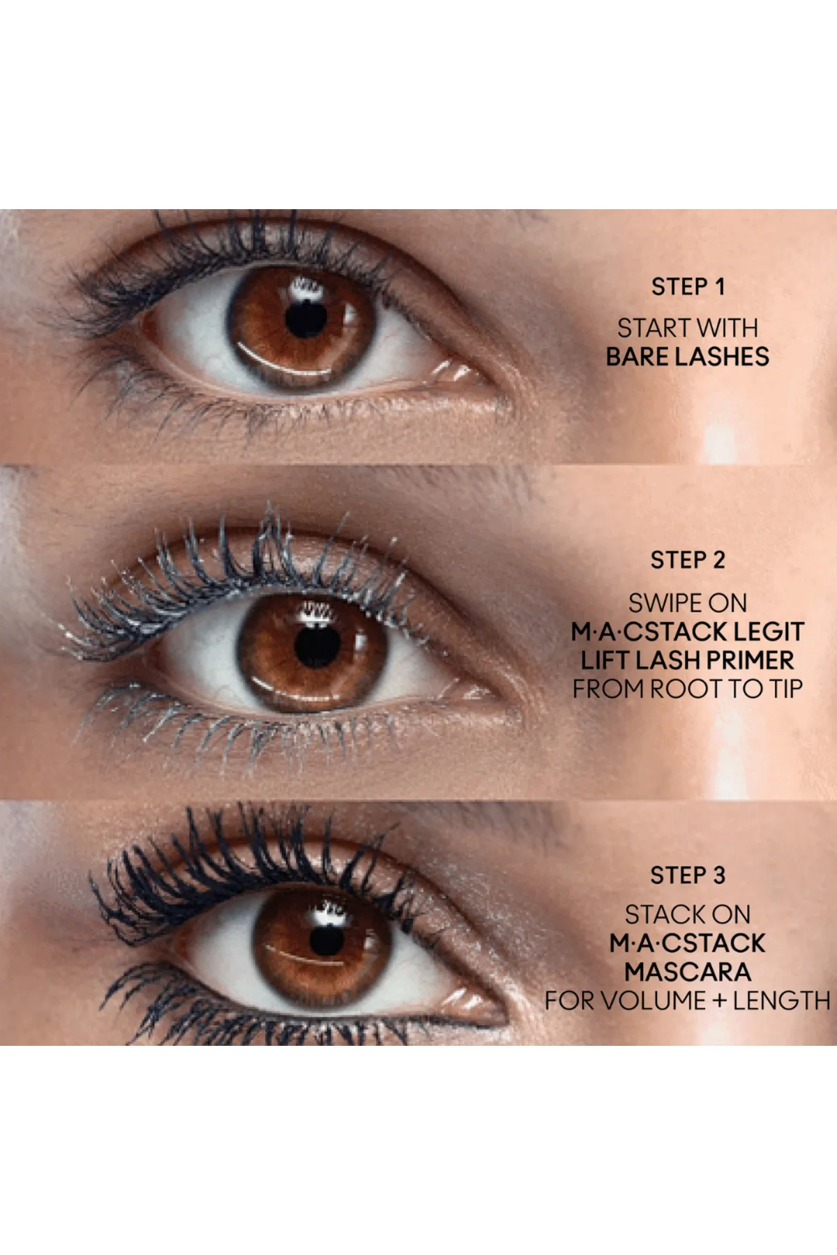 MACStack Legit Lift Lash Primer Hacim Veren Maskara Bazı 12ml