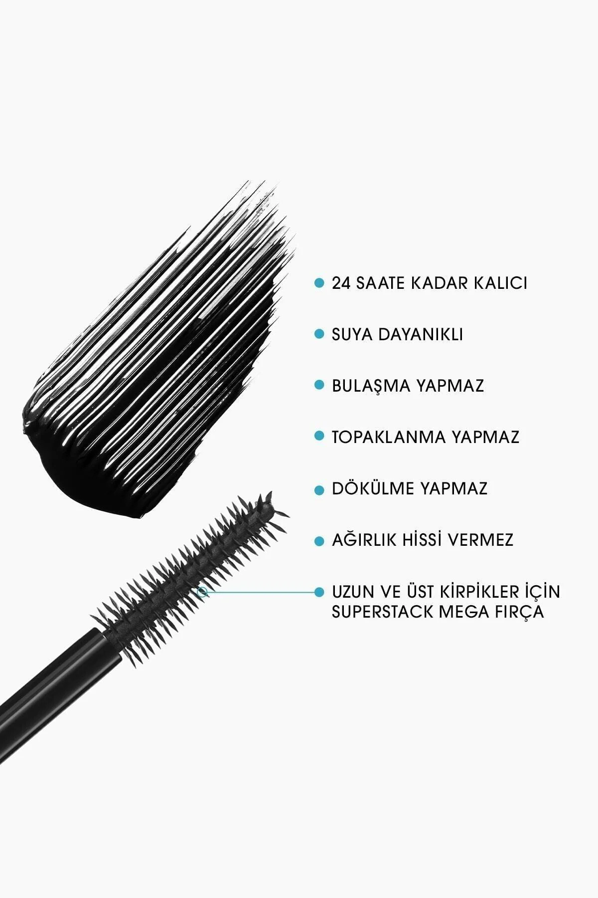 M·a·cstack Waterproof Black Stack Mascara 12 /ml. Pssn183