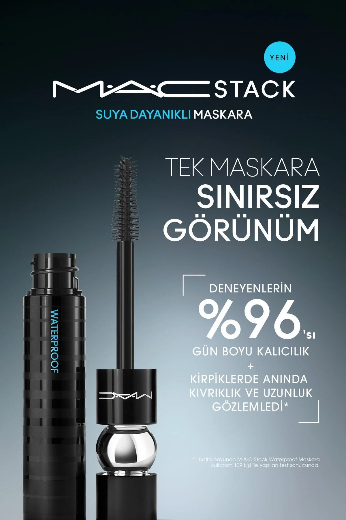 M·a·cstack Waterproof Suya Dayanıklı Maskara - Black Stack - 12ml
