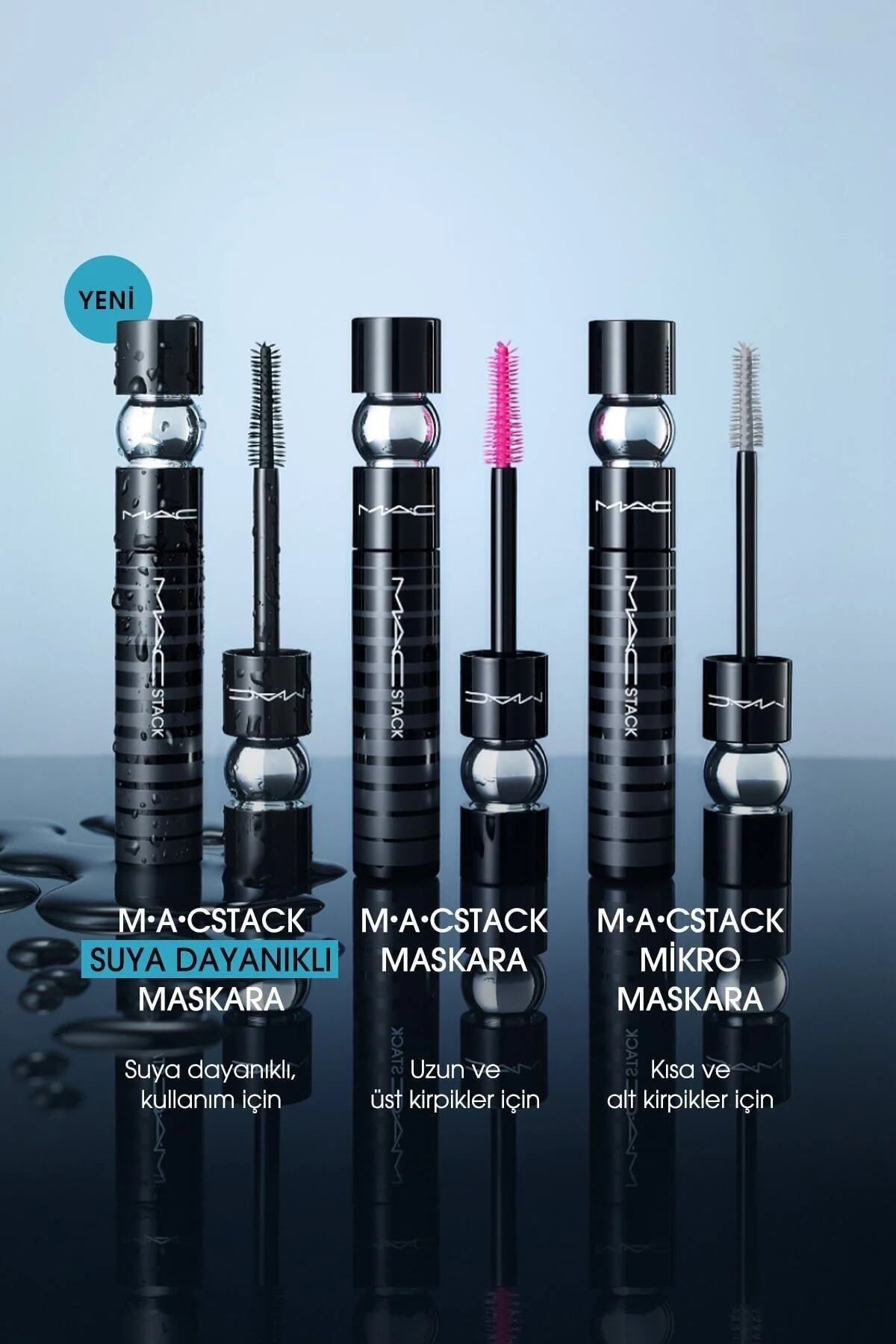 M·a·cstack Waterproof Black Stack Mascara 12 /ml. Pssn183