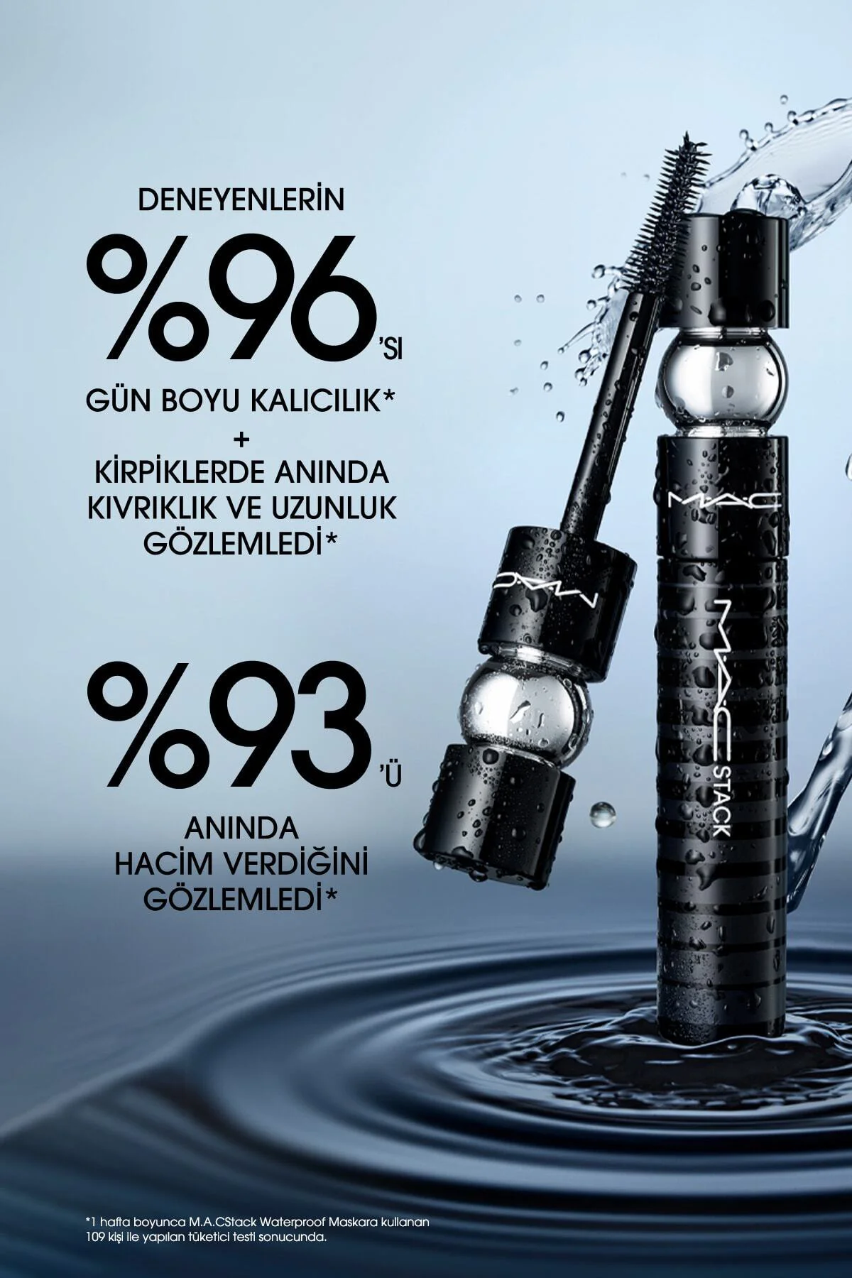 M·a·cstack Waterproof Suya Dayanıklı Maskara - Black Stack - 12ml
