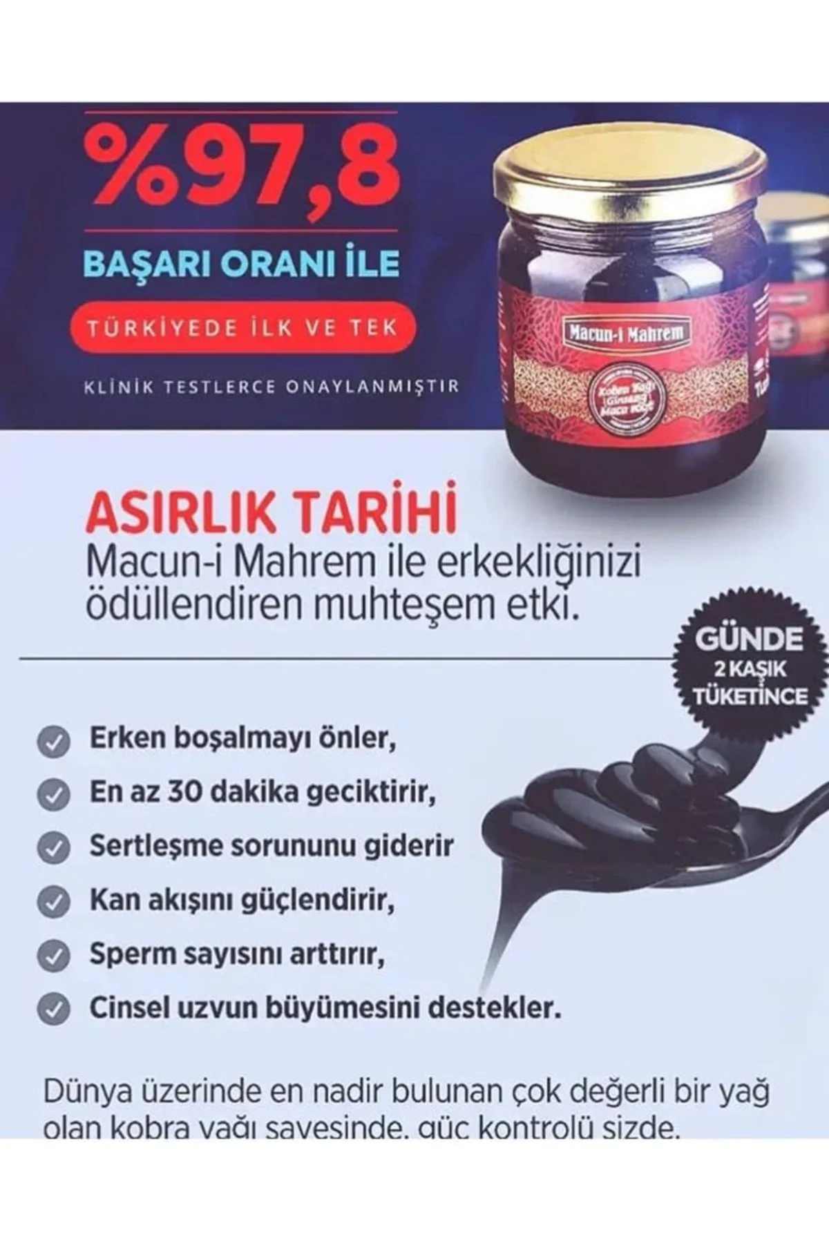 Macun-i Mahrem Erkeklere Özel Doğal Karışım 240 Gr - Enerji ve Güç Artırıcı Bitkisel Macun Fiyatı, Yorumları ve Özellikleri