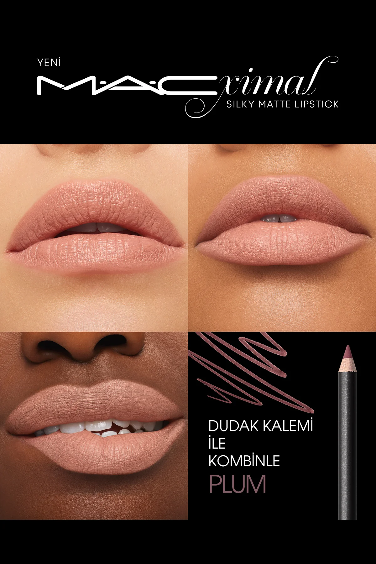 M·A·CXIMAL Silky Matte Lipstick (Honeylove) Nemlendirme Etkili Yo