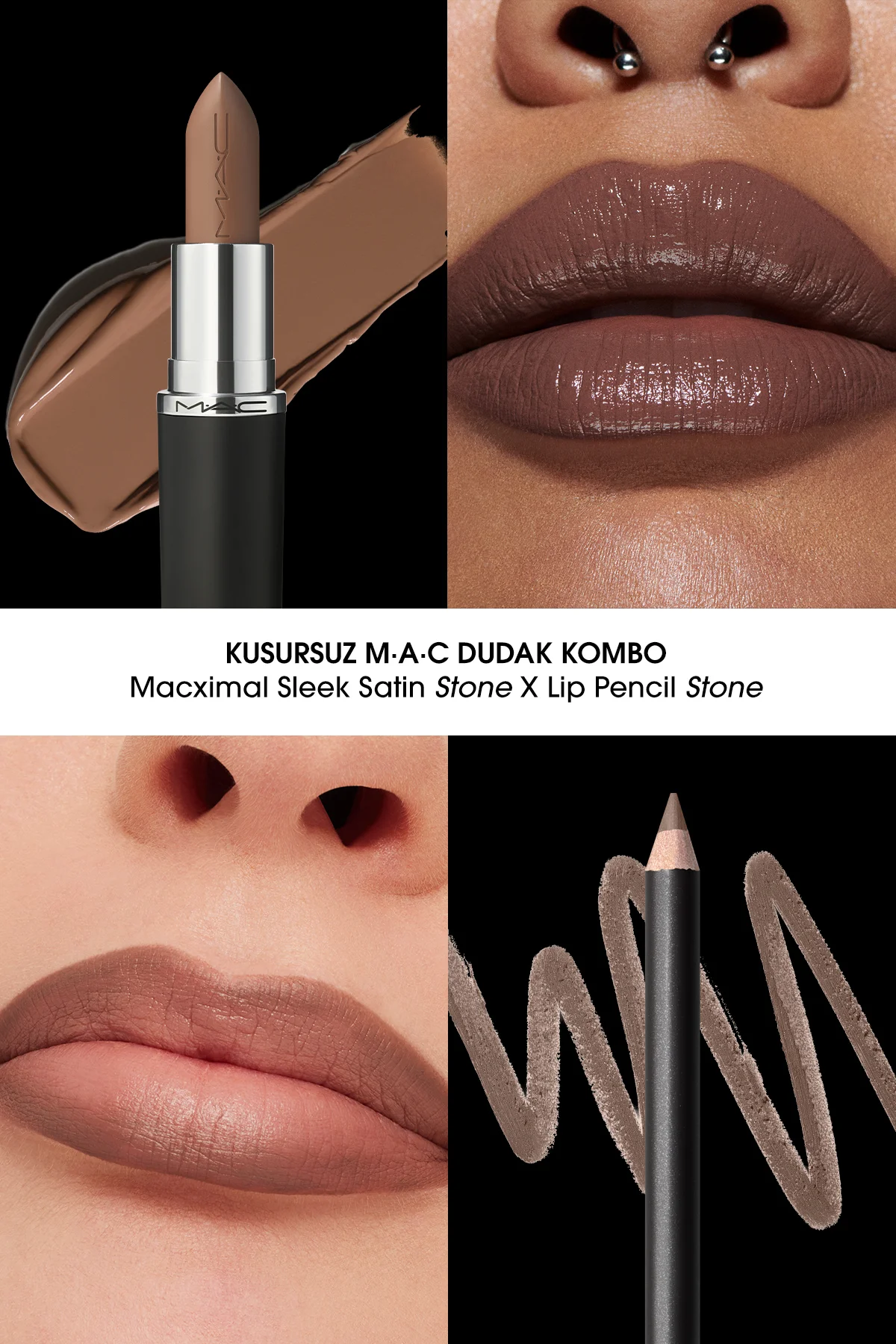 MACximal Sleek Satin Lipstick İkonik Saten Bitişli Ruj-SITTING PR
