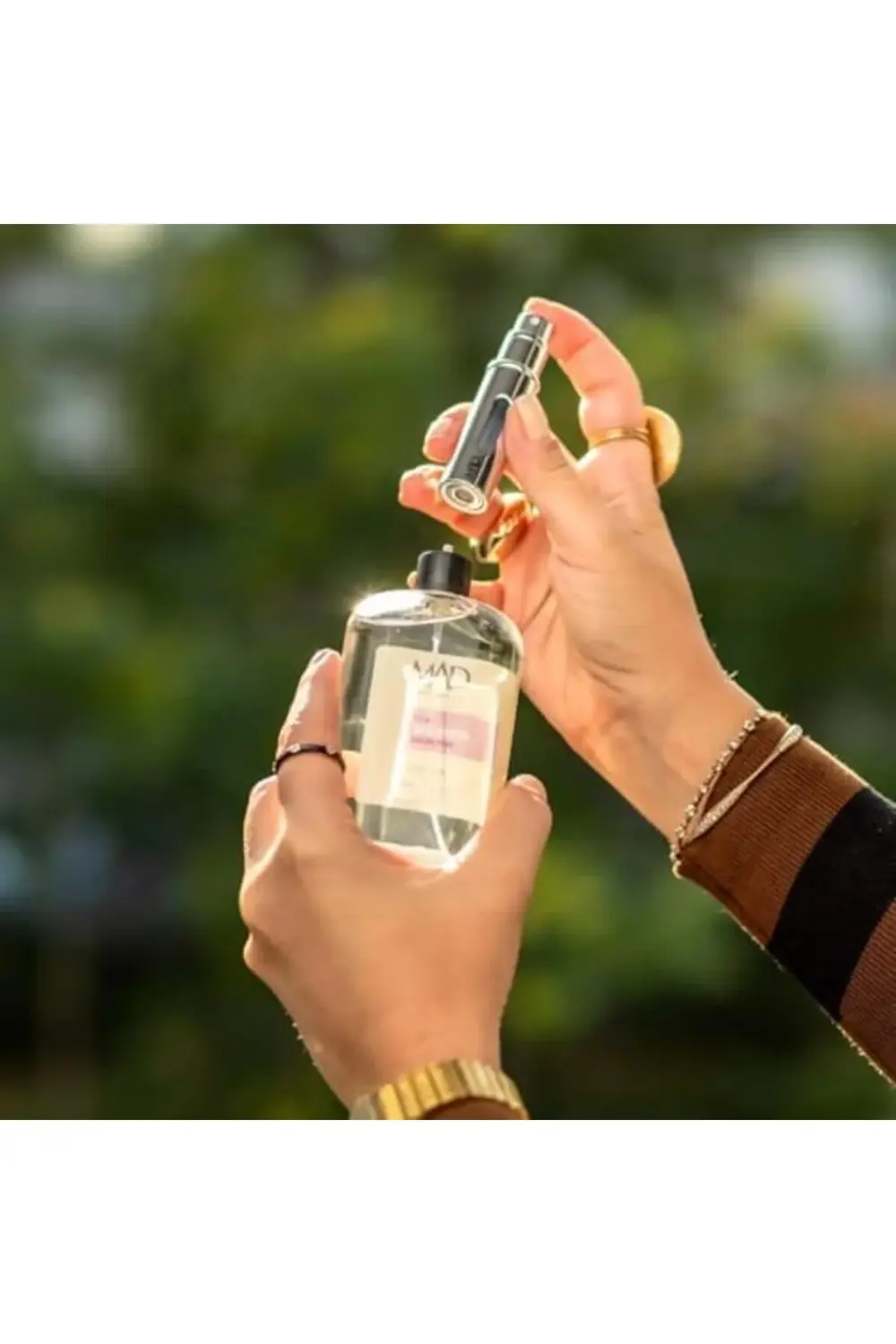 Mad Doldurulabilir 5 ml Red Cep Parfüm Şişesi – Seyahat Tipi, Taş