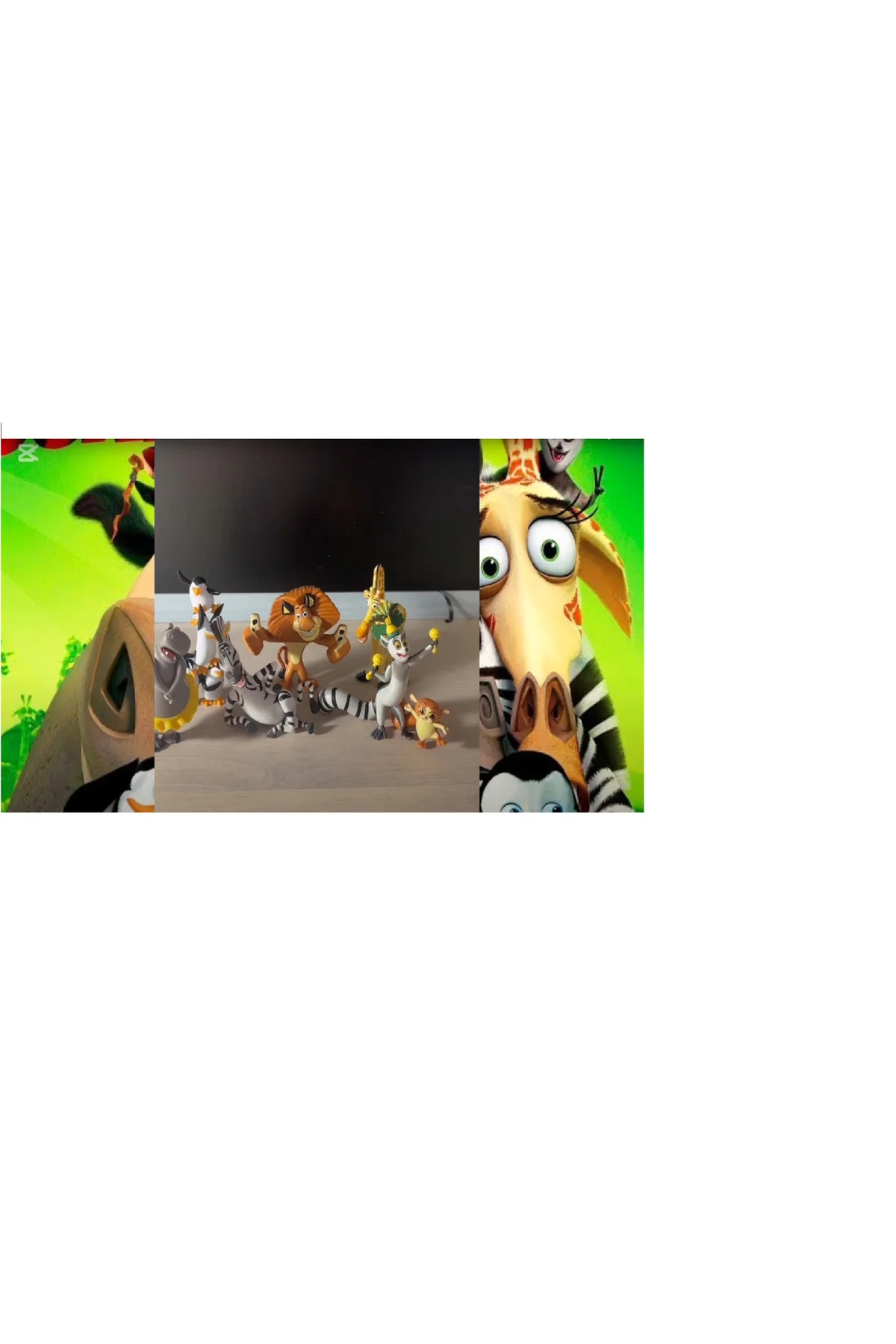 Madagascar 6'lı figür set (Seri Başı)