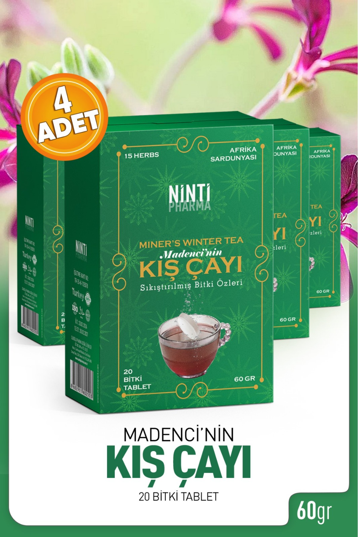 Madenci Kış Çayı 240 gram 80 Şaset