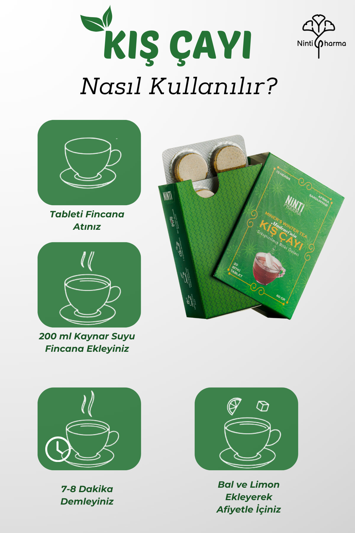 Madencinin Kış Çayı, Zengin Içerikli C Vitaminli Atom Kış Çayı 20