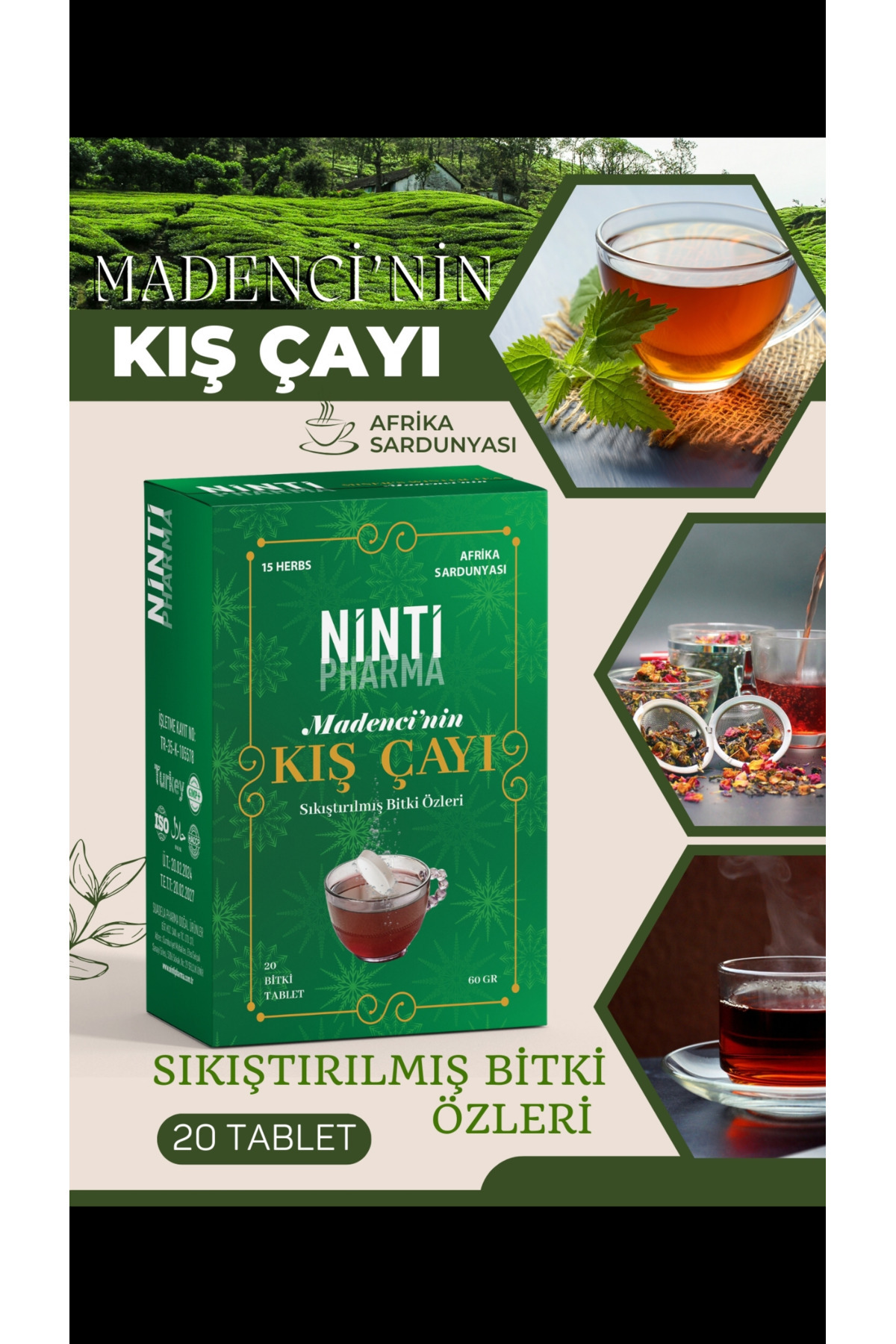 Madencinin Kış Çayı, Zengin Içerikli C Vitaminli Atom Kış Çayı 20