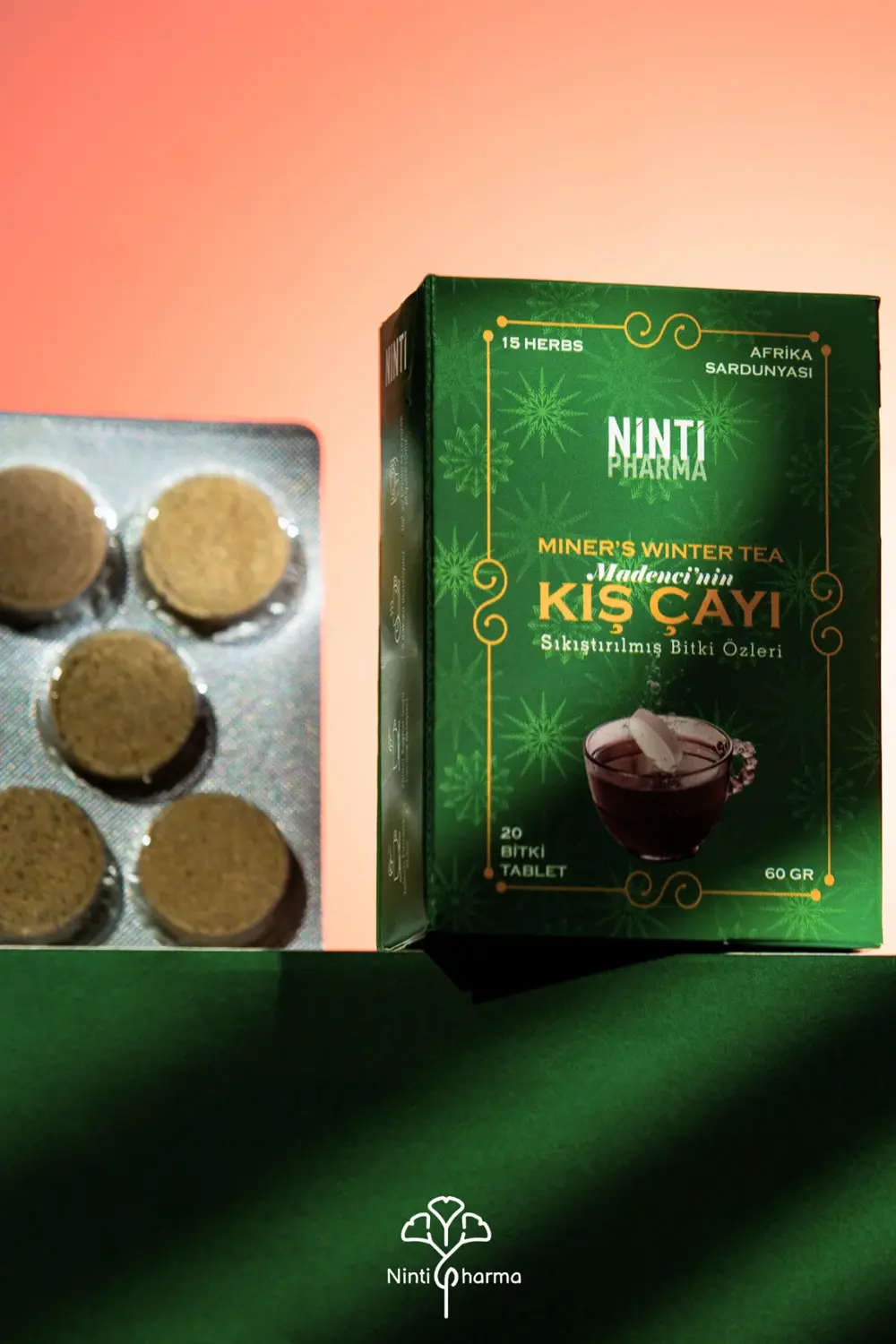 Nintipharma Madencinin Kış Çayı, Zengin İçerikli C Vitaminli Atom Kış Çayı 20