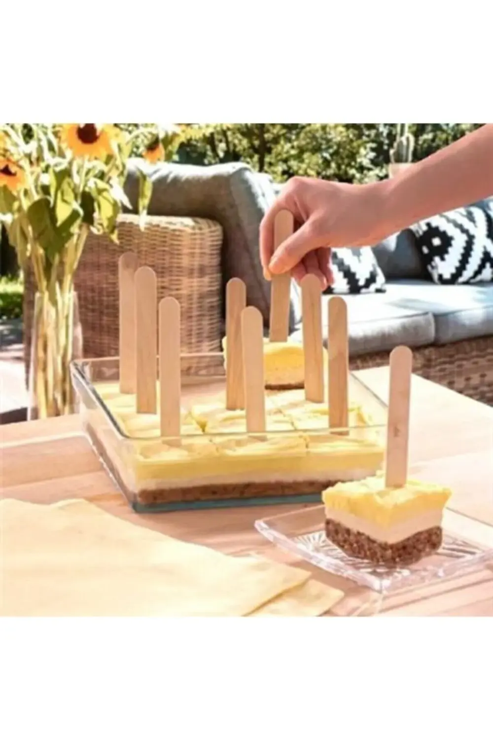 Madlen Kare Tatlı Tabağı 2li