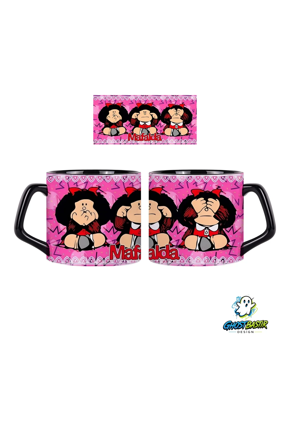 Mafalda Kupa Bardak | Tek Adet 0796