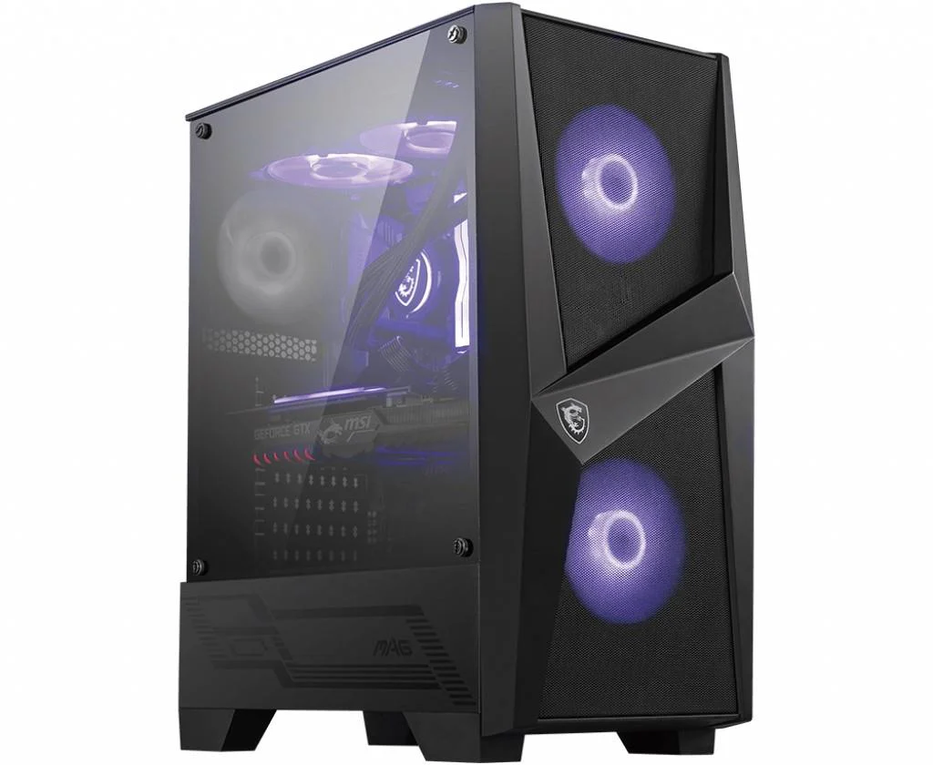 MAG FORGE 100M Temperli Cam Gaming Kasa – ATX / M-ATX / Mini ITX Uyumlu, 3X 120mm ARGB Fan, Siyah Fiyatı, Yorumları ve Özellikleri