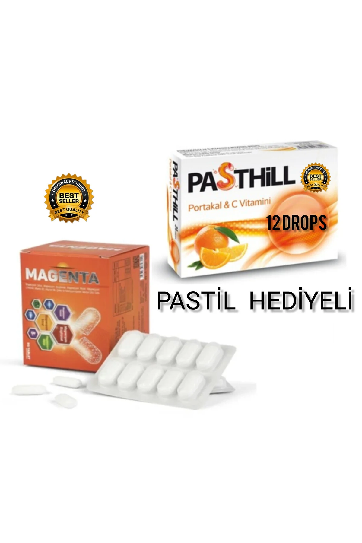 MAGENTA MAGNEZYUM 60 TB + PASTİL HEDİYELİ