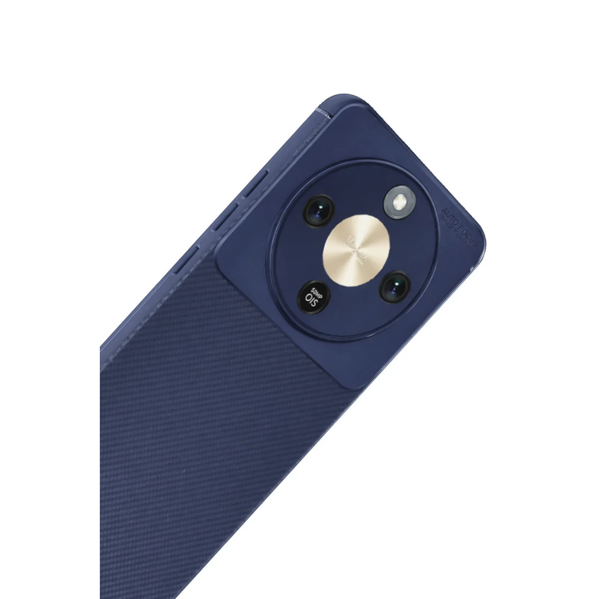 Magic 8 Lite Auto Focus Karbon Kapak - Otomatik Odaklı, Darbe Korumalı Telefon Kılıfı - Lacivert