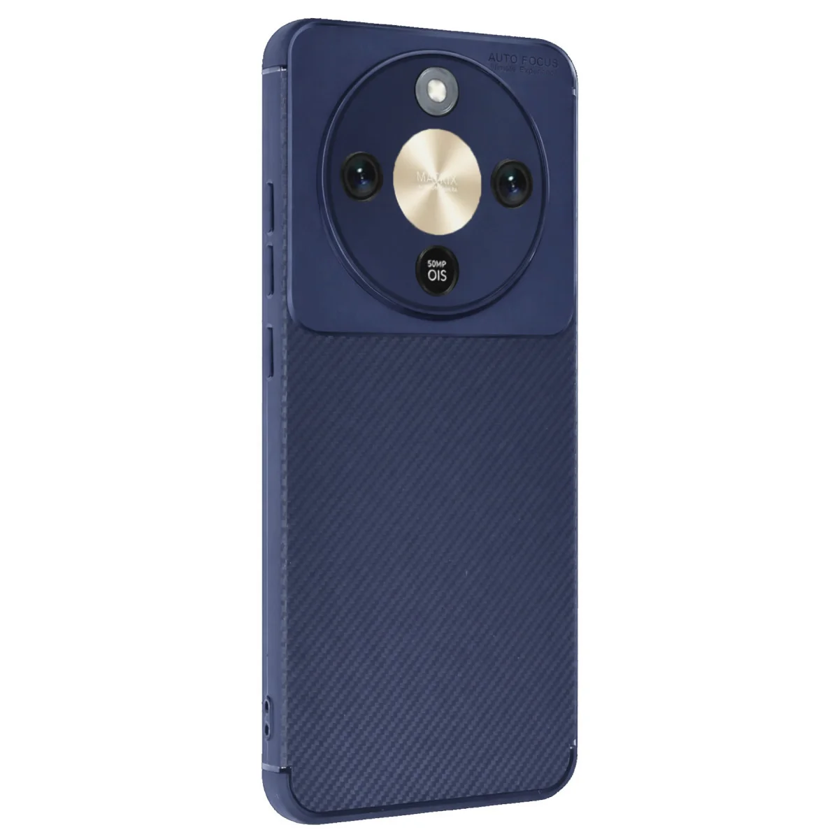 Magic 8 Lite Auto Focus Karbon Kapak - Otomatik Odaklı, Darbe Korumalı Telefon Kılıfı - Lacivert