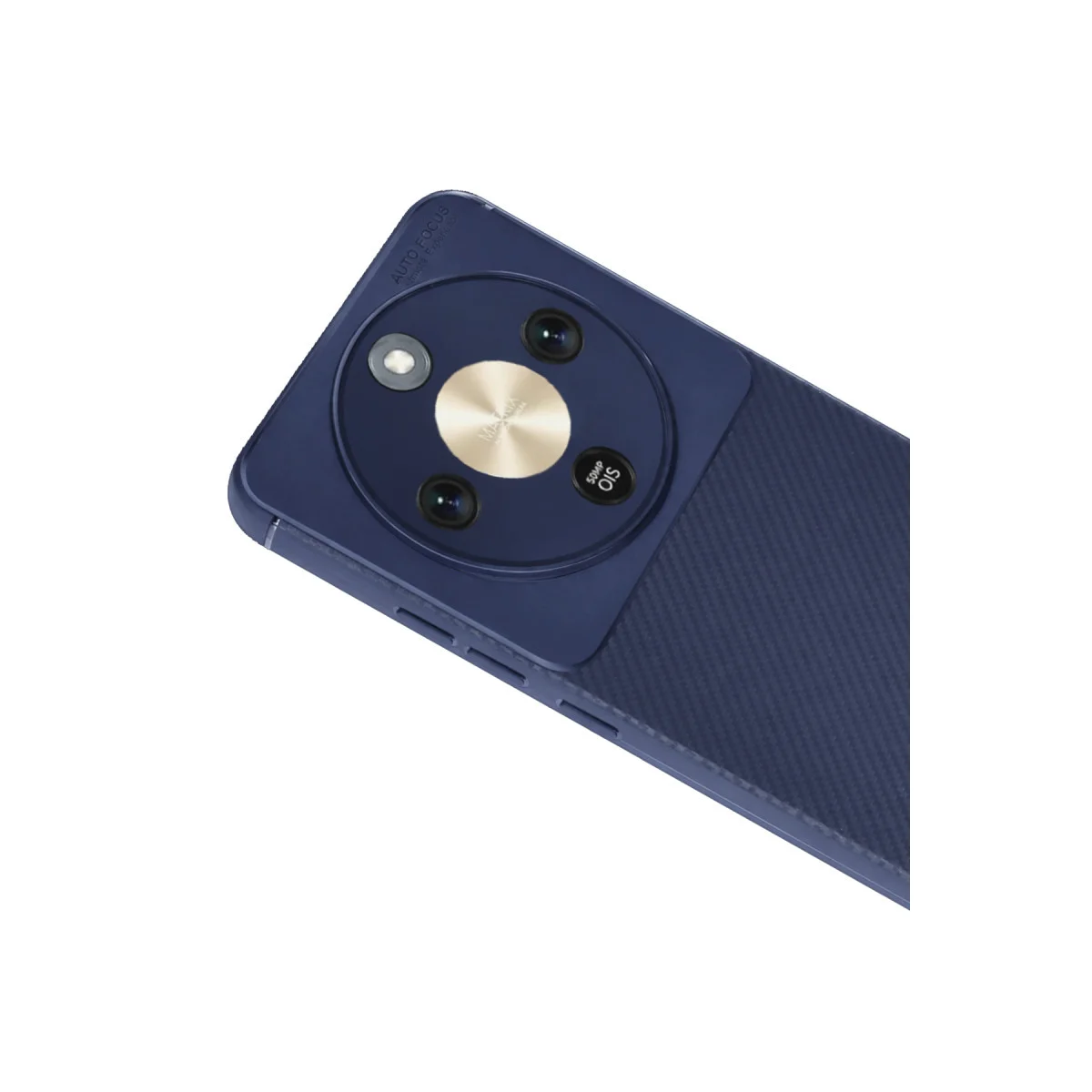Magic 8 Lite Auto Focus Karbon Kapak - Otomatik Odaklı, Darbe Korumalı Telefon Kılıfı - Lacivert