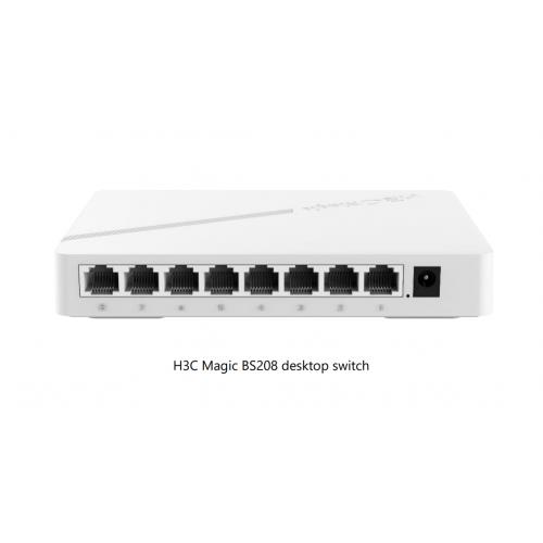 H3c Magic Bs208, 8 Port, Gigabit, Yönetilemez, Masaüstü Switch