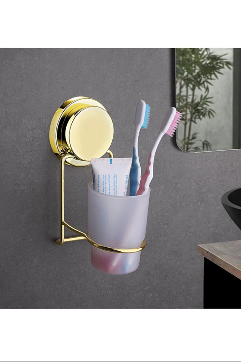 Magic Fix Diş Fırçalık Altın Royaleks - Şık ve Pratik Banyo Aksesuarı Fiyatı, Yorumları ve Özellikleri