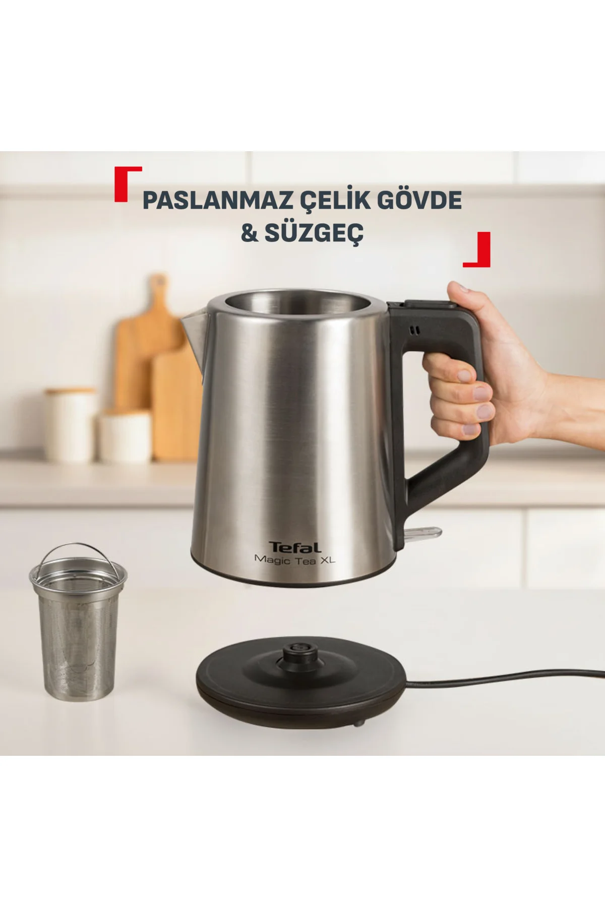 Magic Tea XL Paslanmaz Çelik Gövdeli 1650 Watt Çay Makinesi - Ino