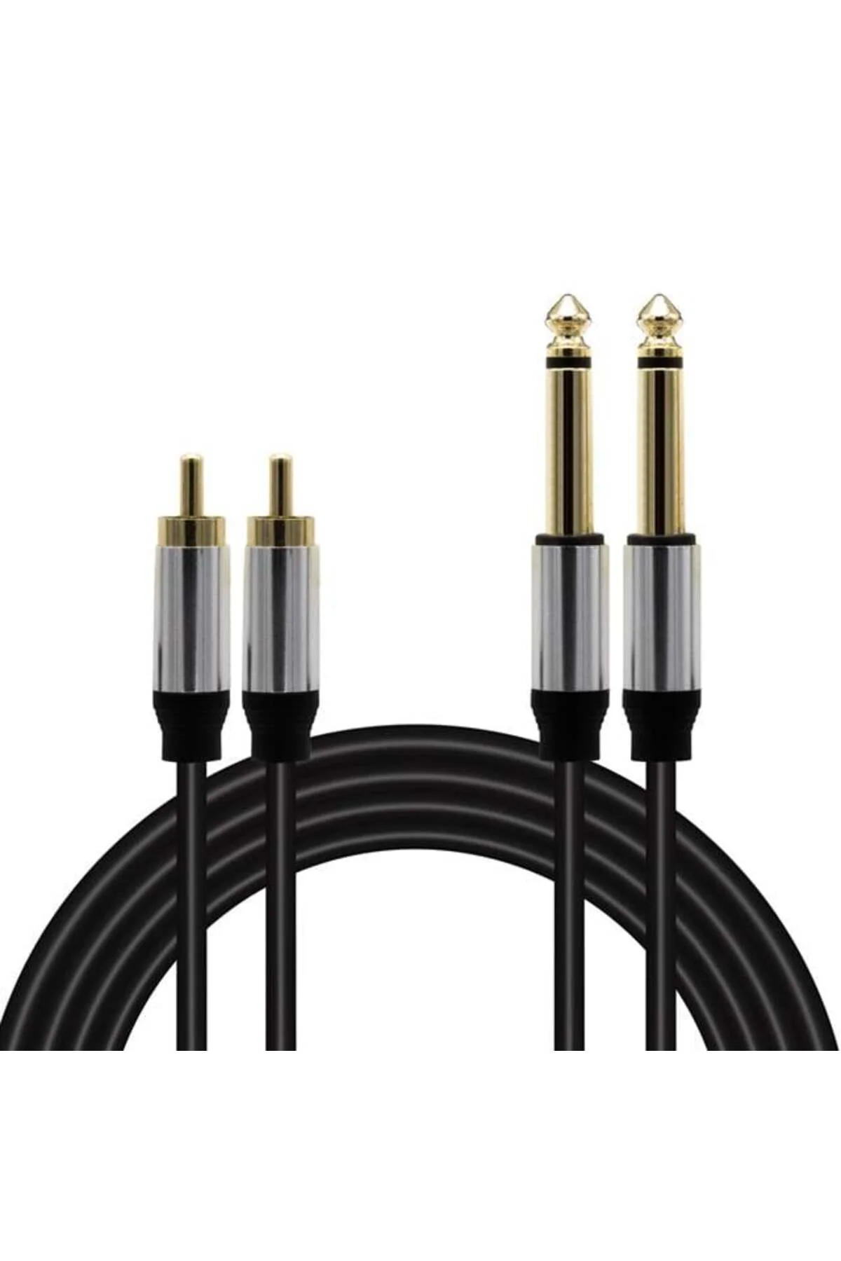 Magicvoice Ld398 2X 6.3 Mm Mono Erkek - 2X Rca Erkek 1.5 Metre Ka