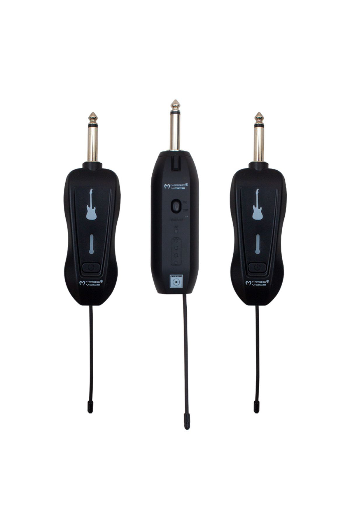 Ok Aksesuar Magicvoice Mv-19592 Uhf Gitar Tip Kablosuz Mikrofon Üçlü Set Go50