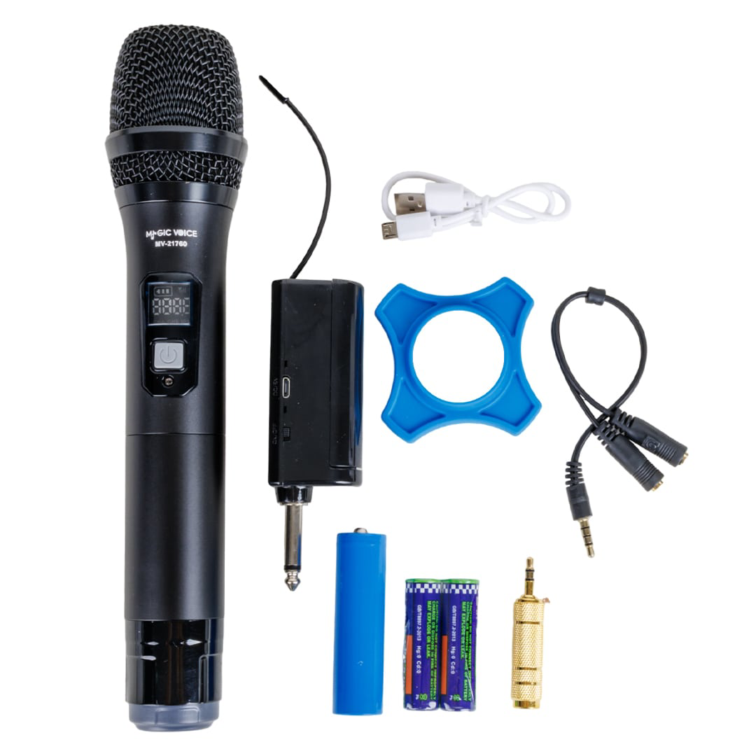MAGICVOICE MV-21760 UHF EKRANLI KABLOSUZ EL TELSİZ MİKROFON (4741