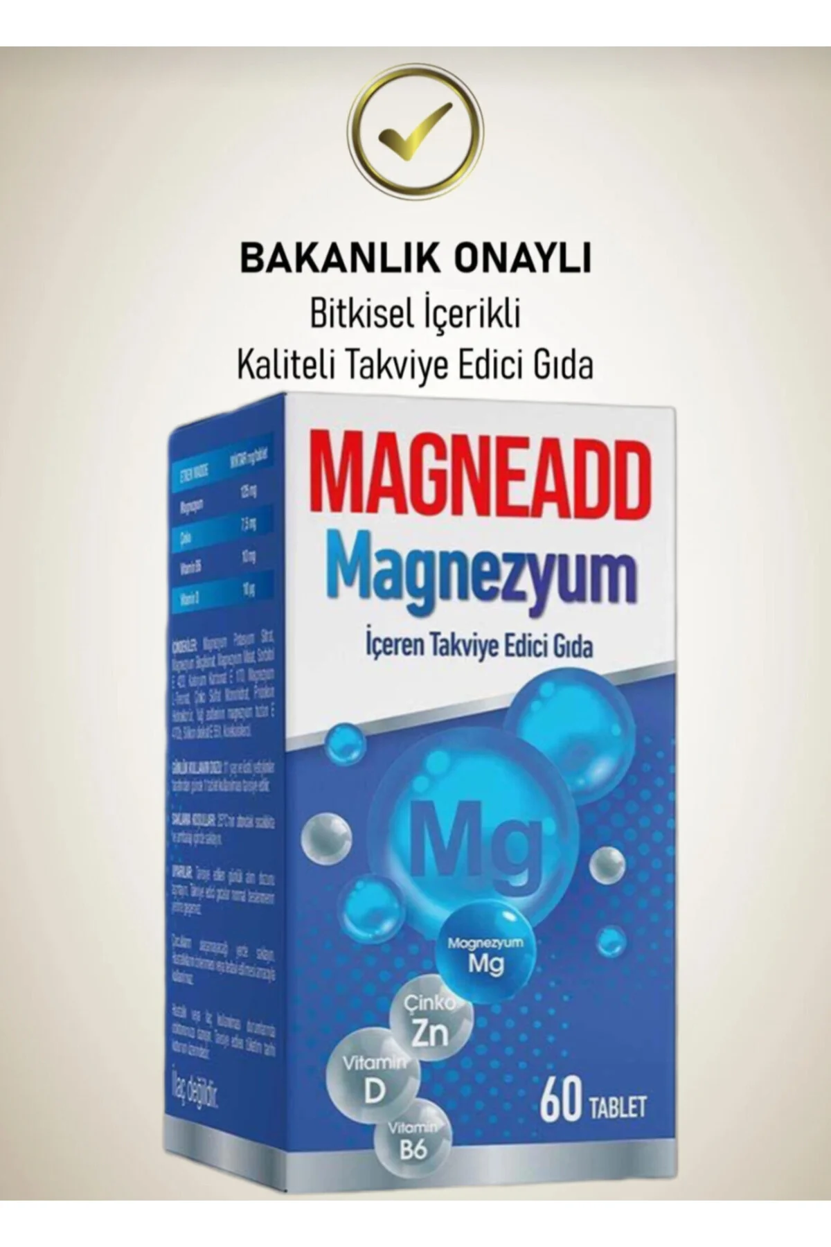 MAGNEAADD MAGNEZYUM COMPLEX 60 TB