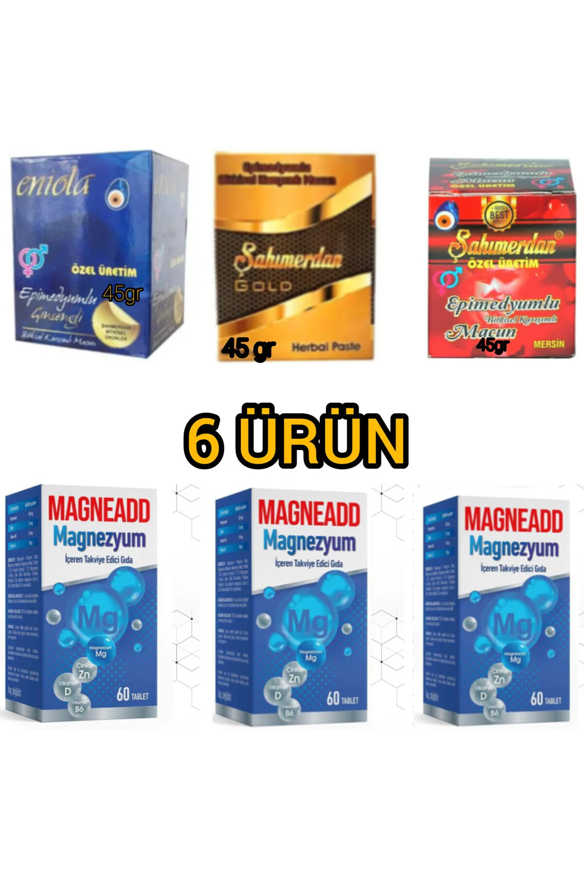 MAGNEADD 60 TB VE 45GR MİNİ MACUN 3 AD.